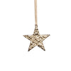 Raw Aluminum Star Ornament | Gold | Small