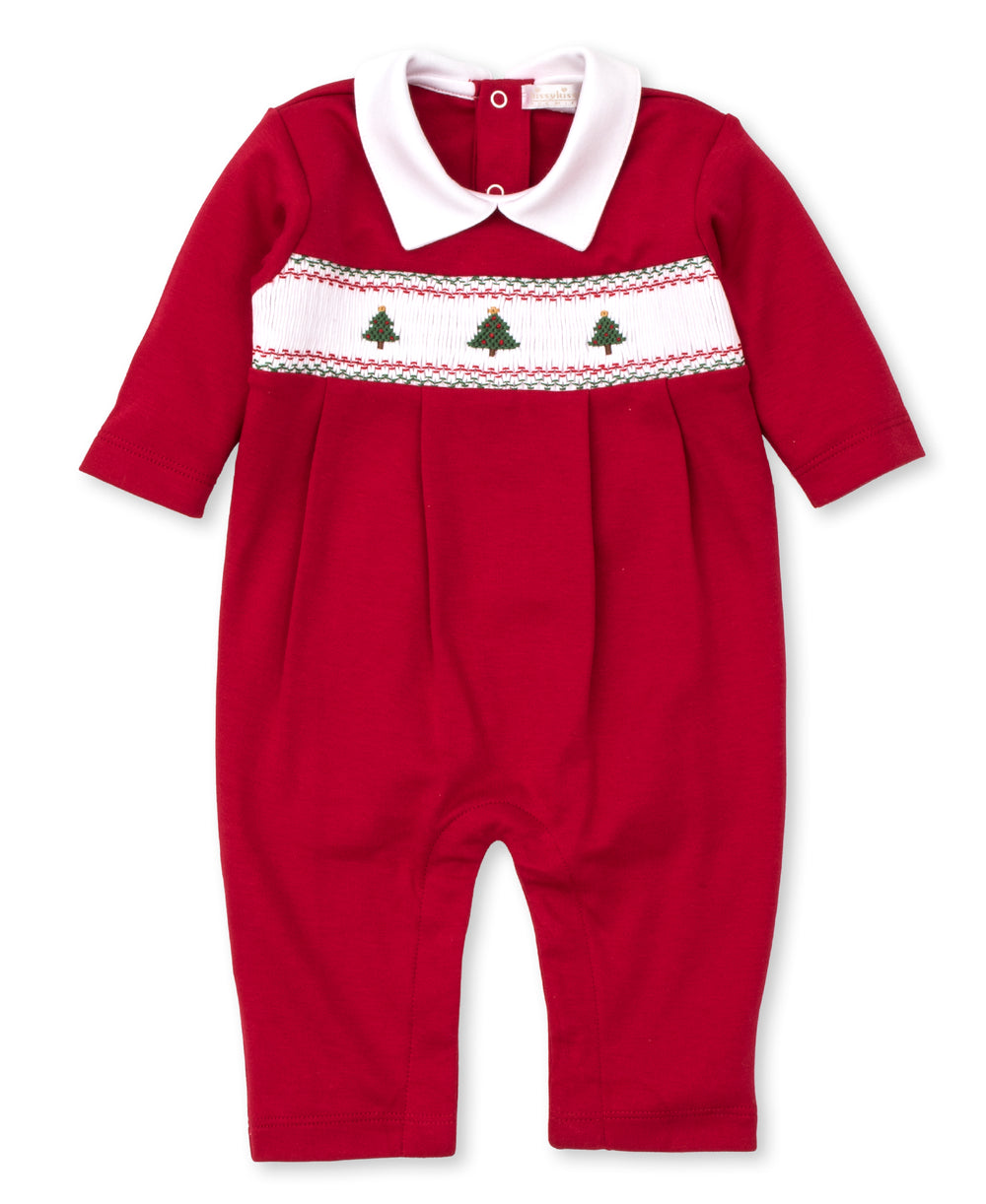 CLB Holiday Medley Hand Smocked Playsuit