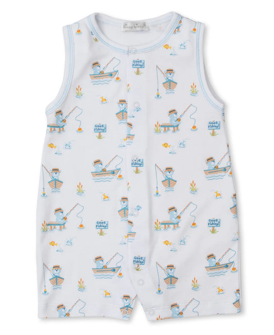 Rather Be Fishing Sleeveless Playsuit