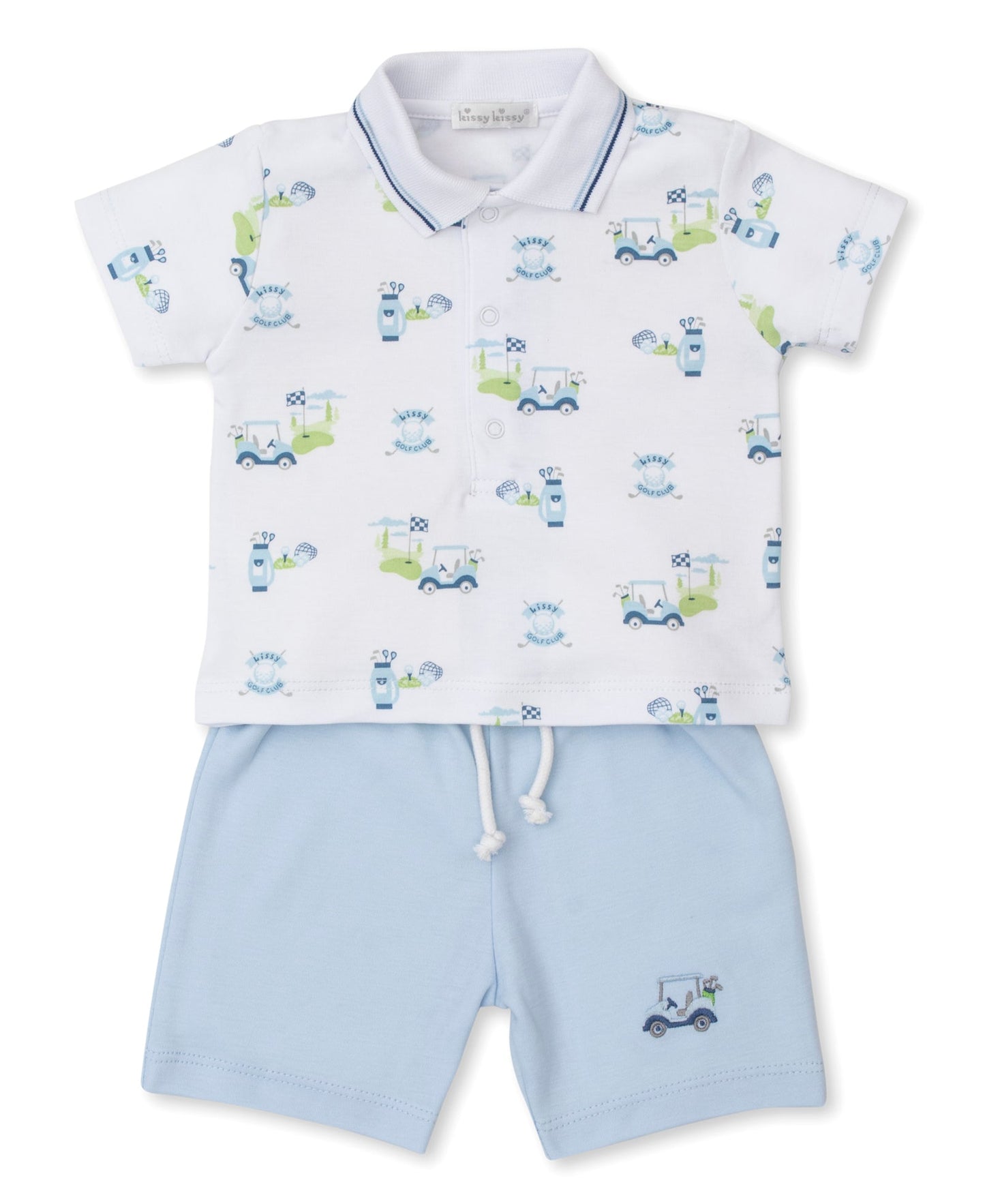 Golf Club Bermuda Short Set | Blue