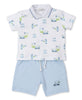 Golf Club Bermuda Short Set | Blue