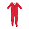 Knox's Night Night Footed Pajama | Rudolph Red/Worth Ave White