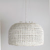 Woven Chandelier - White (small)