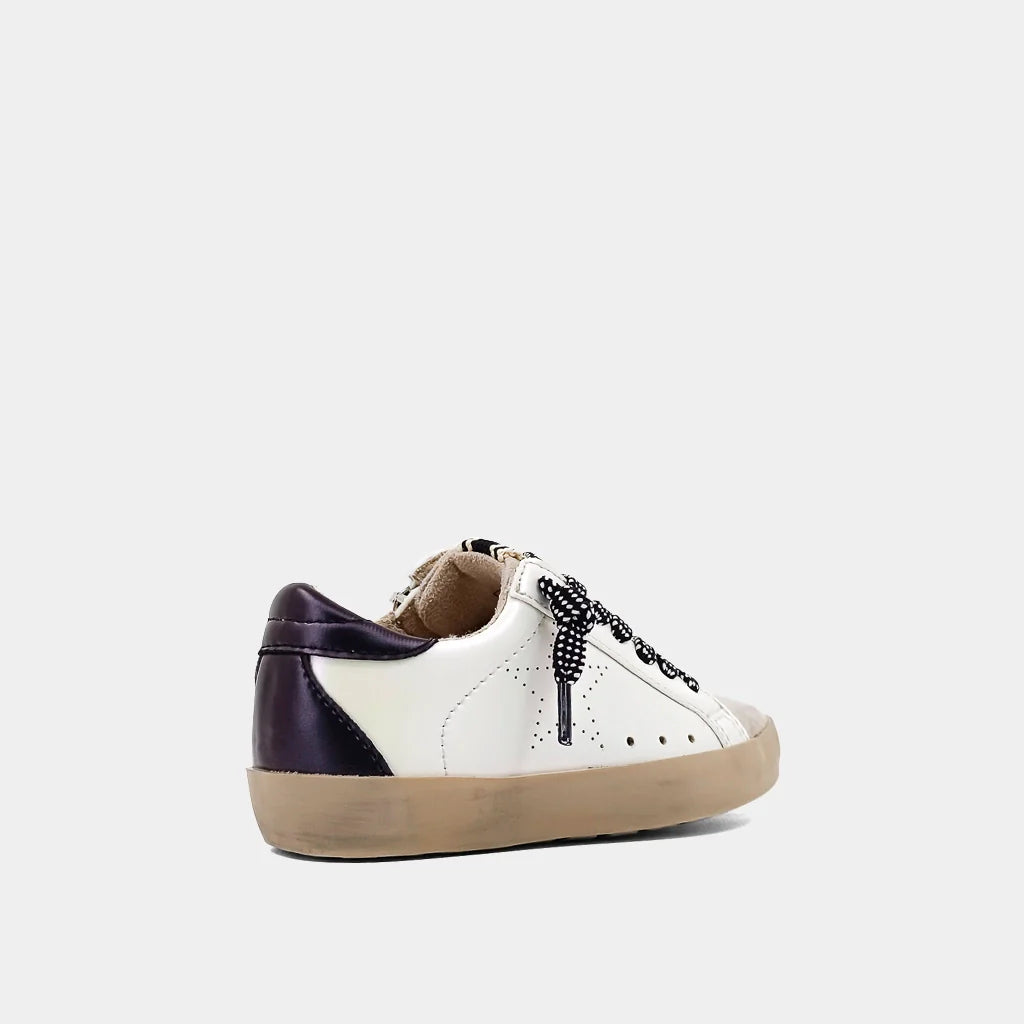 Mia Sneaker | Metallic White