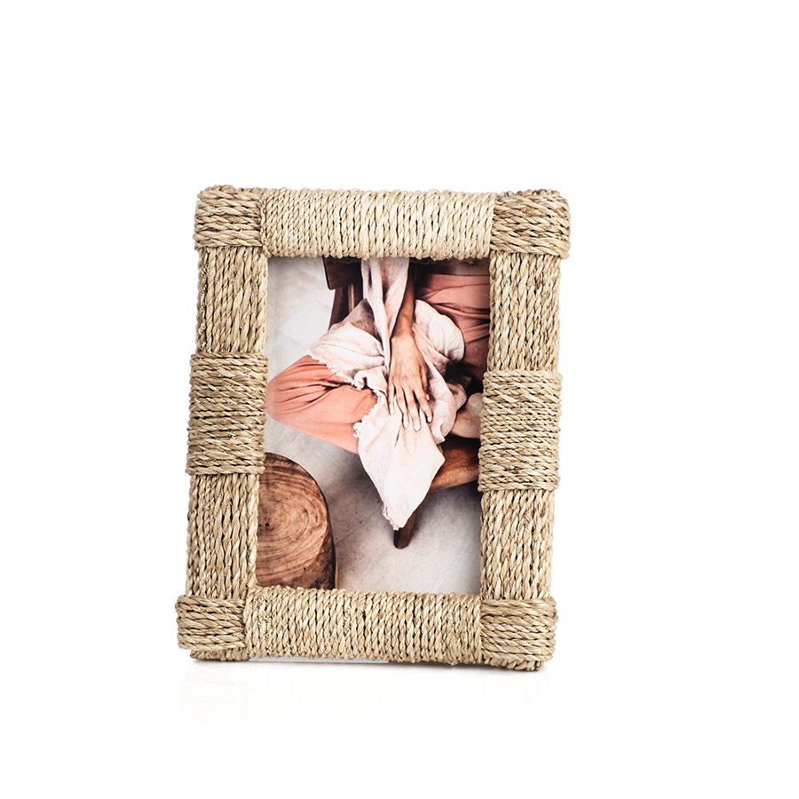 Abaca Rope Photo Frame | 5x7