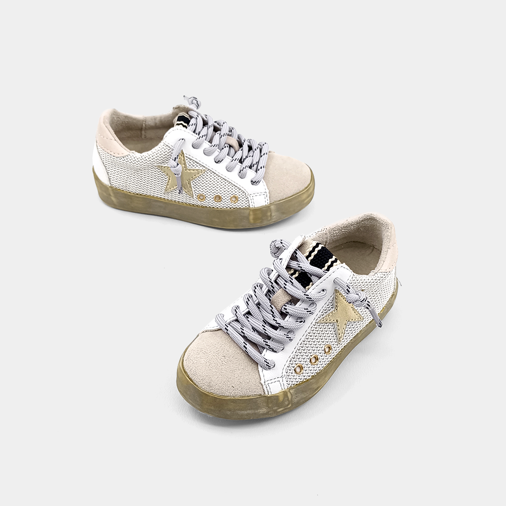 Paula Sneaker | Bone Mesh