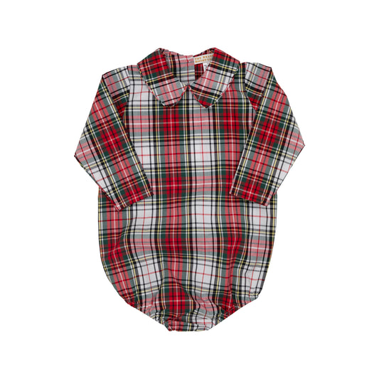 Peter Pan Collar L/S Shirt & Onesie | Broadcloth | Keene Place Plaid