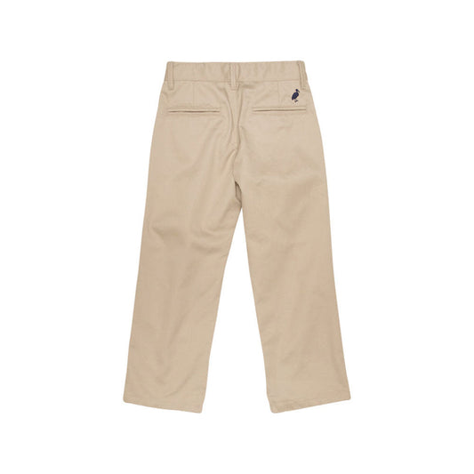 Prep School Pants -  Keeneland Khaki With Nantucket Navy Stork