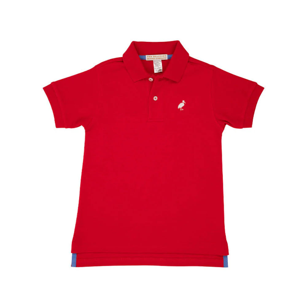 Prim & Proper Polo | Richmond Red/Worth Ave White