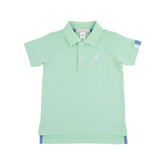 Prim & Proper Polo & Onesie | Grace Bay Green with Sunrise Blvd. & Worth Avenue White Stork