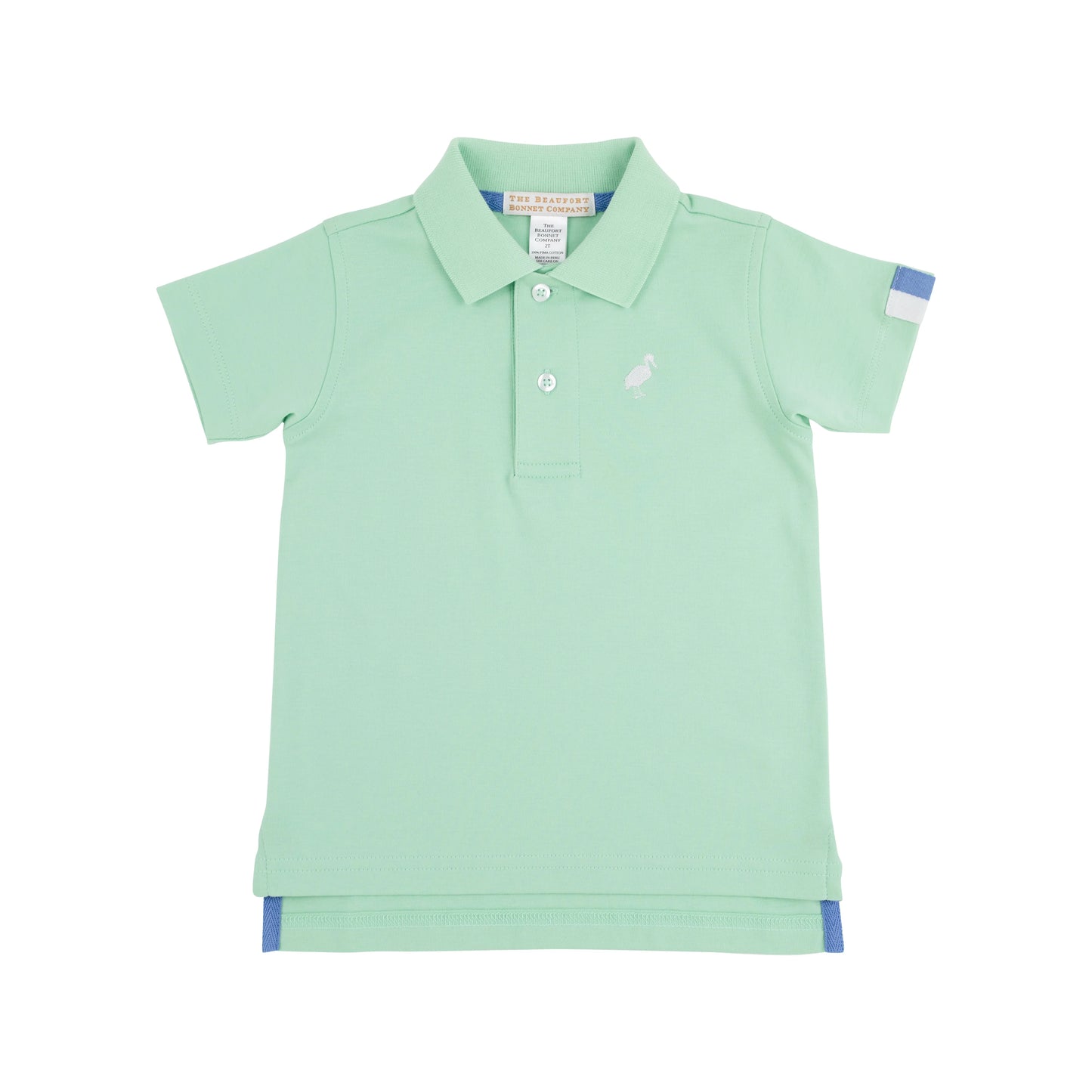 Prim & Proper Polo & Onesie | Grace Bay Green with Sunrise Blvd. & Worth Avenue White Stork