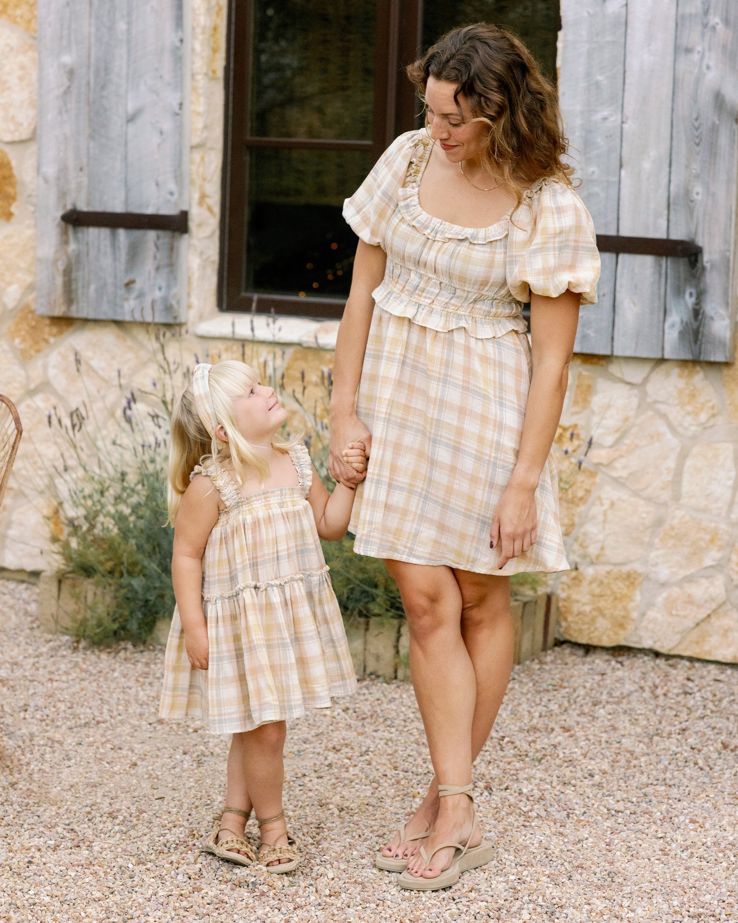 Cicily Dress || Pastel Plaid