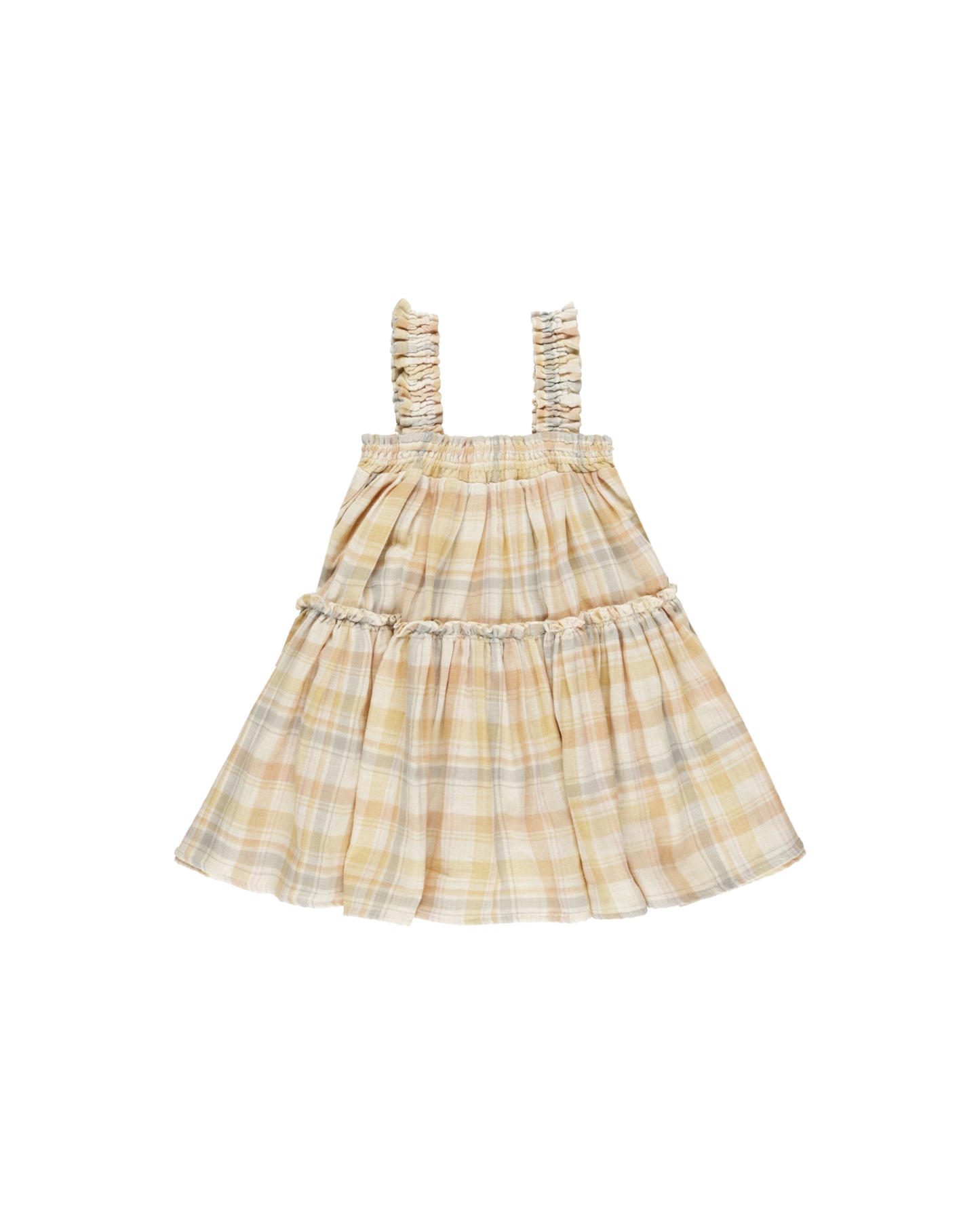 Cicily Dress || Pastel Plaid