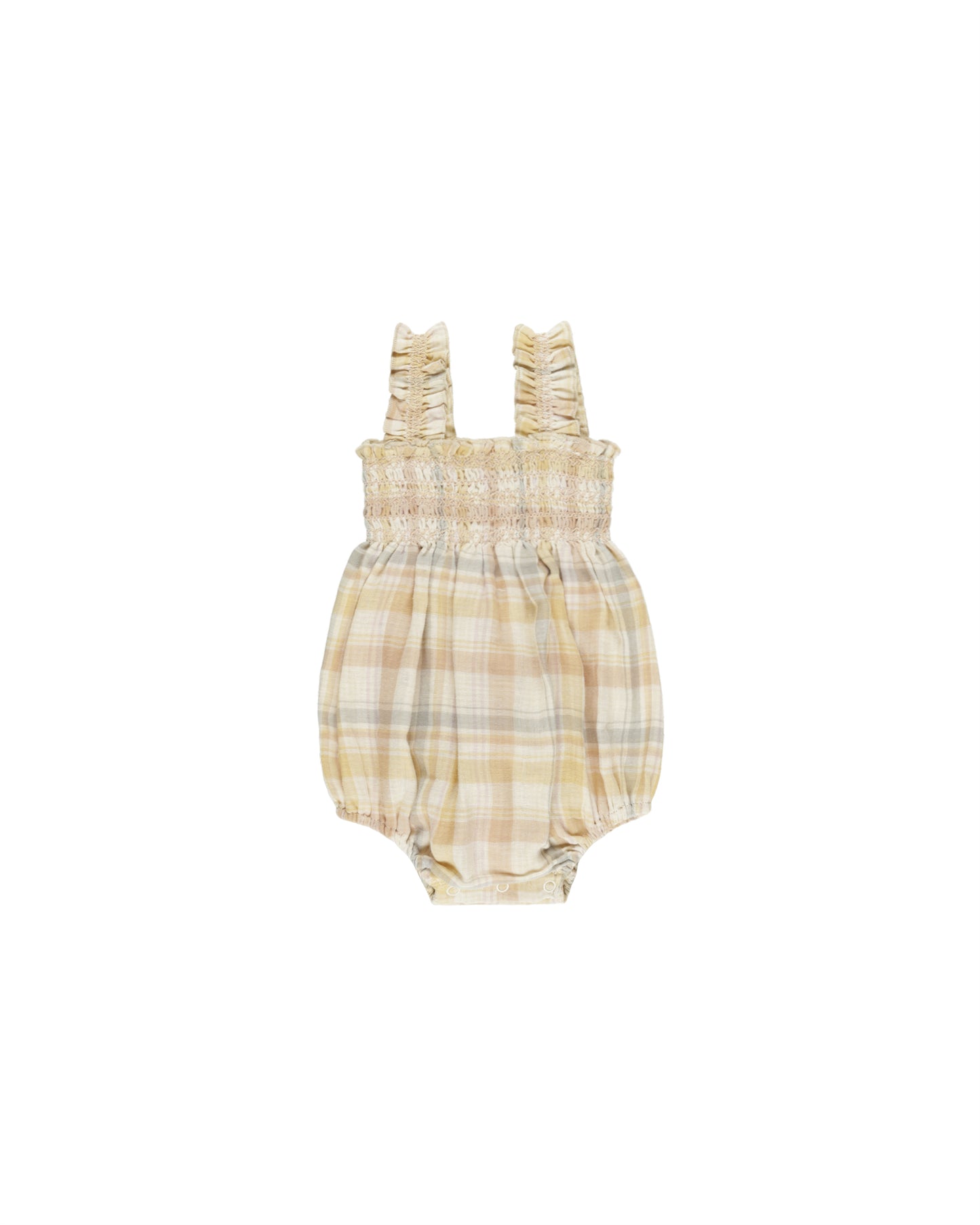 Julia Romper || Pastel Plaid