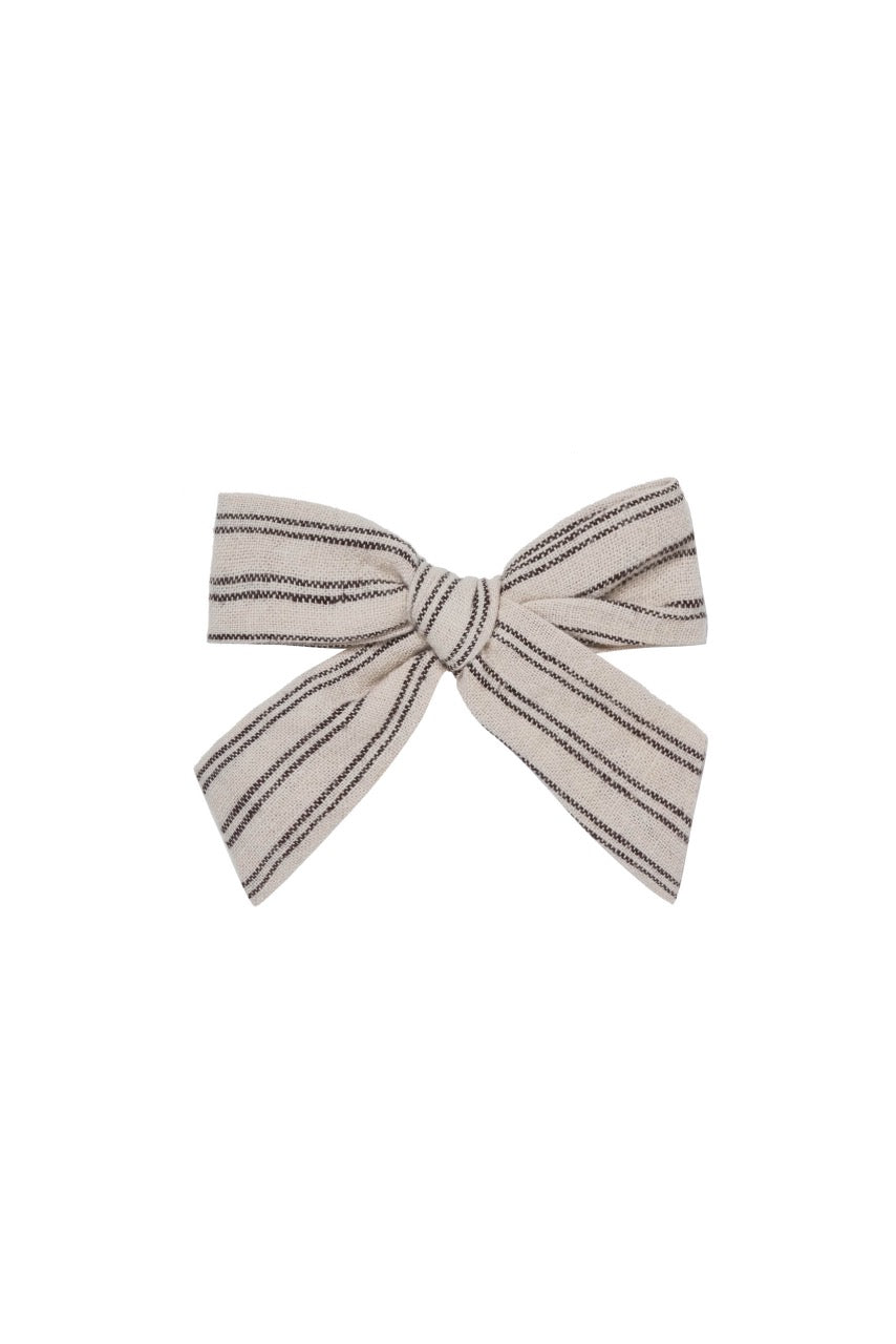 Bow - Black Pinstripe