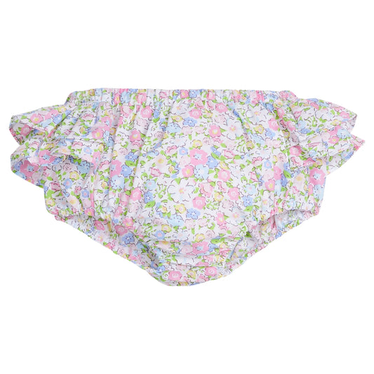 Ruffled Diaper Cover | Cheekwood Floral