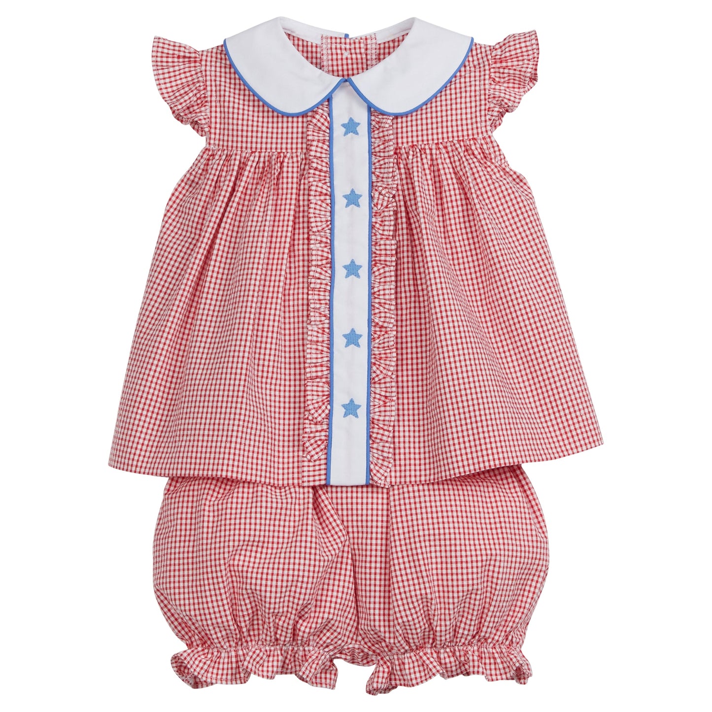 Ruffled Sally Bloomer Set | Stars