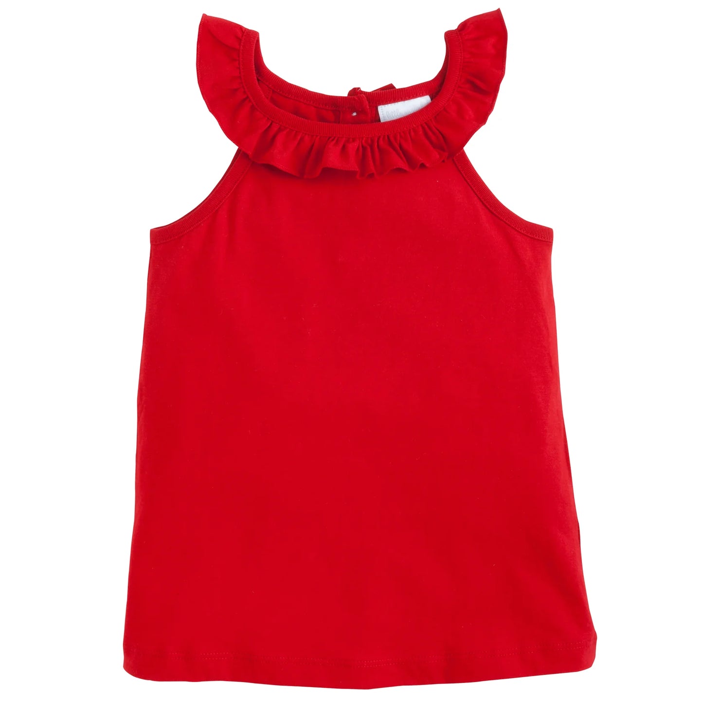 Ruffled Tank | Red