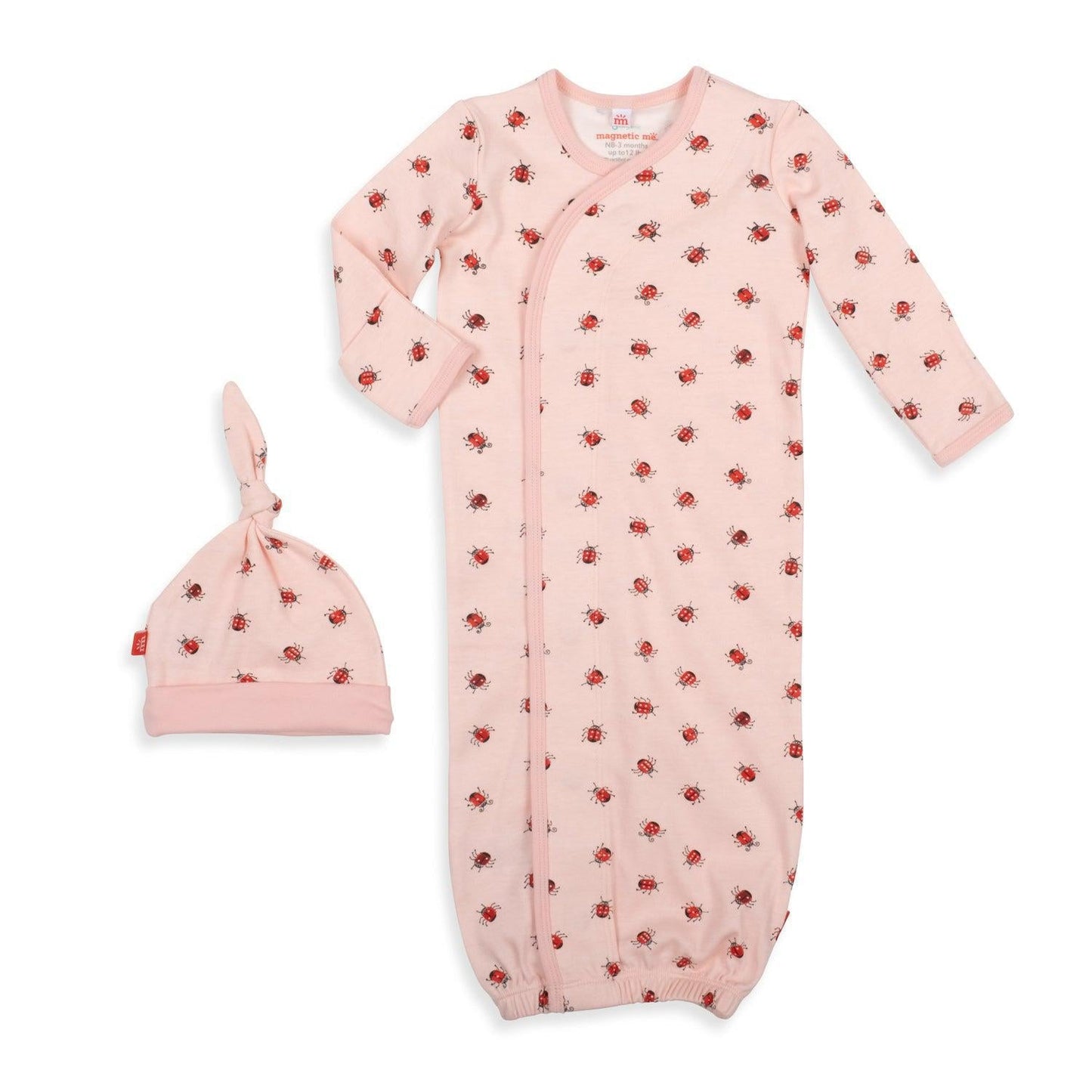 Lucky Charm Organic Cotton Magnetic Gown & Hat