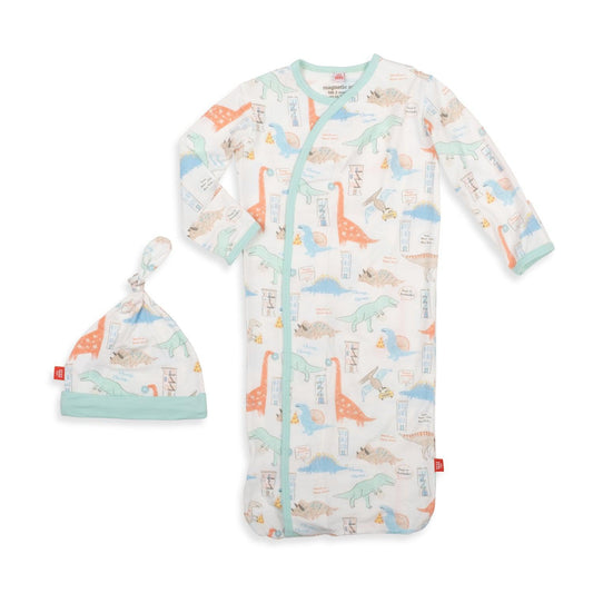 Door Dash Dino Modal Magnetic Gown & Hat