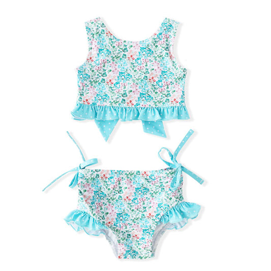 Sea Breeze Bloom 2 PC Swimsuit | UPF 50