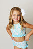 Sea Breeze Bloom 2 PC Swimsuit | UPF 50