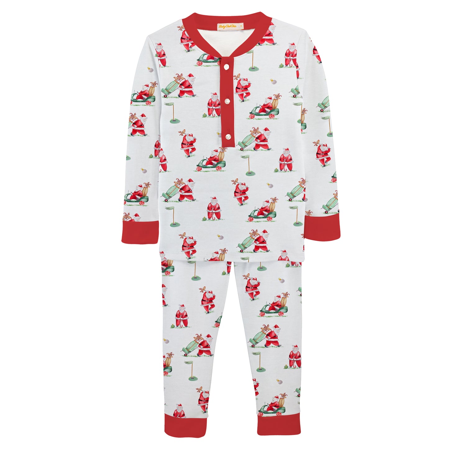 Santa's Golf Kid Set w/Button