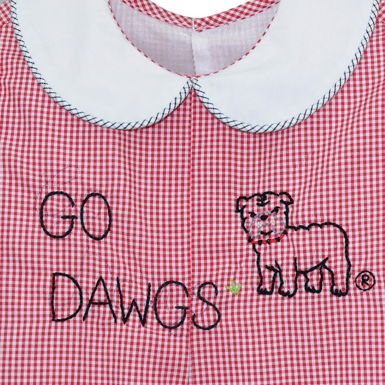 Go Dawgs Embroidery Girl Bubble