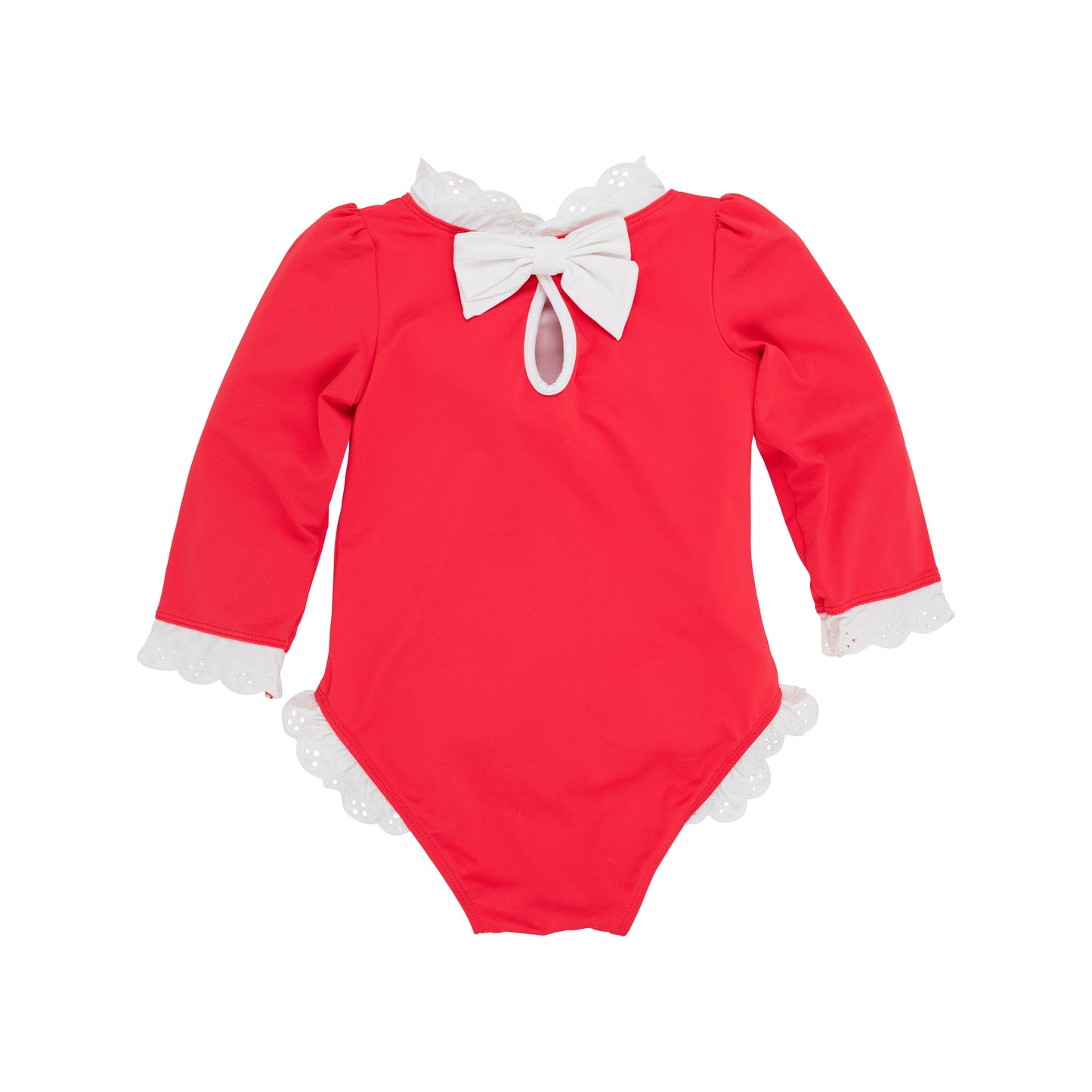 Sarasota Surf Suit | Richmond Red With Worth Avenue White