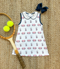 Sleeveless Maude's Peter Pan Collar Dress | Little Sport with Worth Avenue White and Nantucket Navy