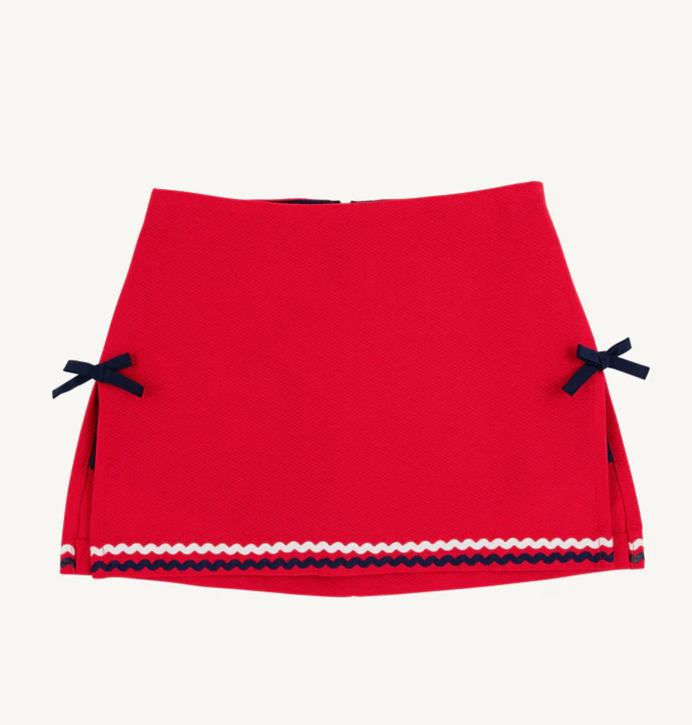 Clay's Club Skort | Pique | Richmond Red with Nantucket Navy