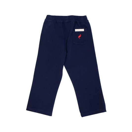 Sheffield Pants (Twill) | Nantucket Navy With Richmond Red Stork