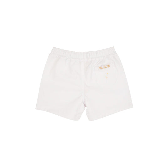 Sheffield Shorts | Worth Avenue White With Multicolor Stork