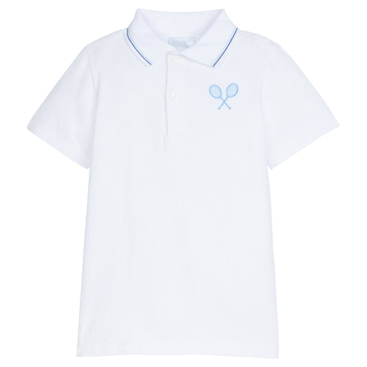 Short Sleeve Tipped Polo | Tennis