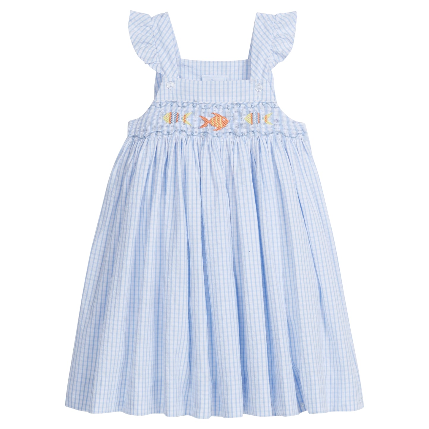 Smocked Lizzy D Dress | Fish