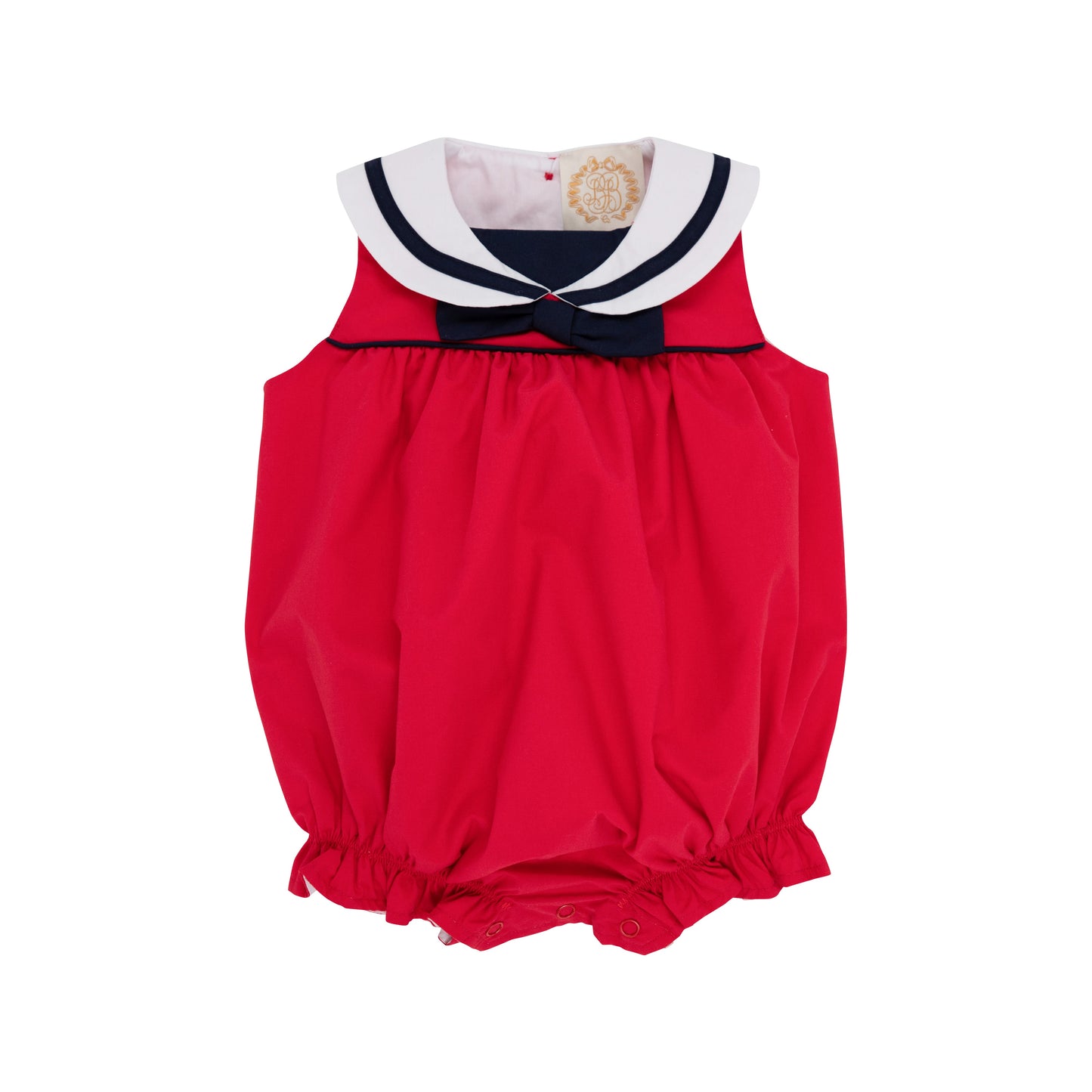 Stiles Sunsuit | Richmond Red With Worth Avenue White And Nantucket Navy