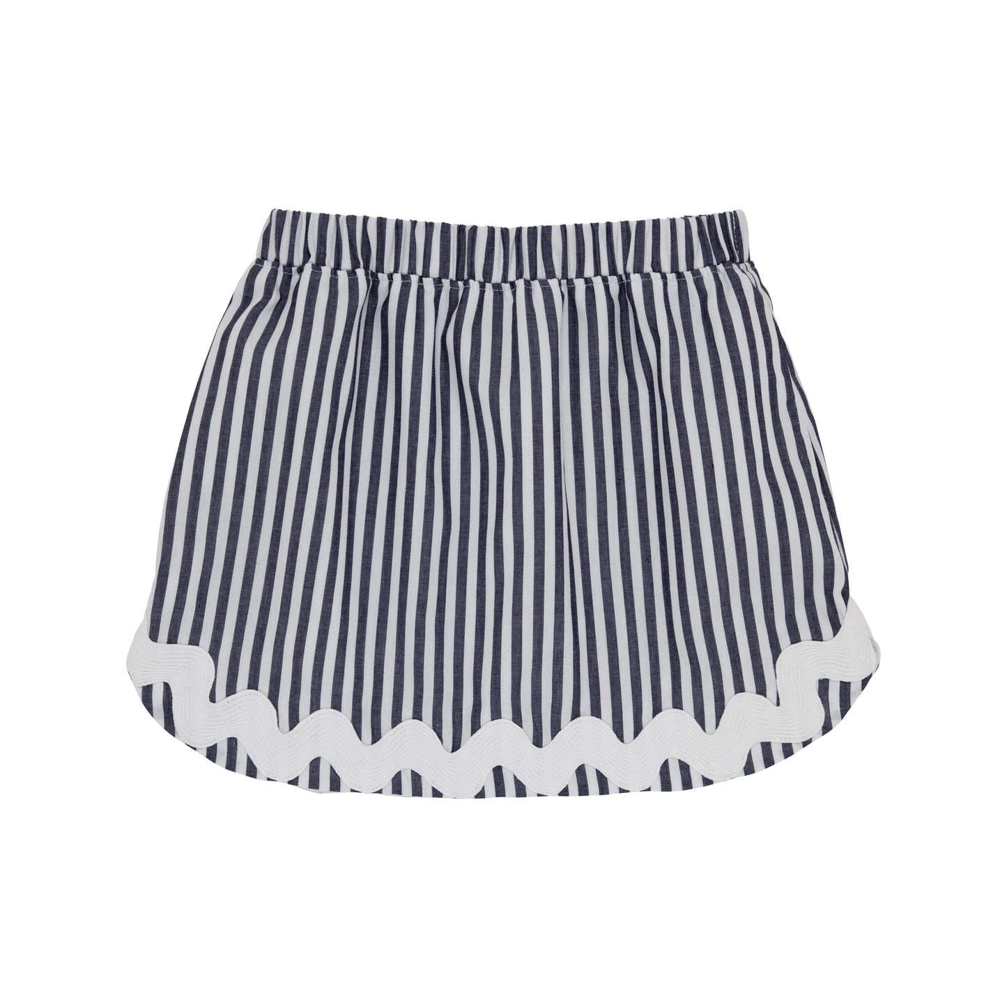 Susanne Skirt | Nantucket Navy Stripe With Worth Avenue White Ric