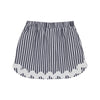 Susanne Skirt | Nantucket Navy Stripe With Worth Avenue White Ric