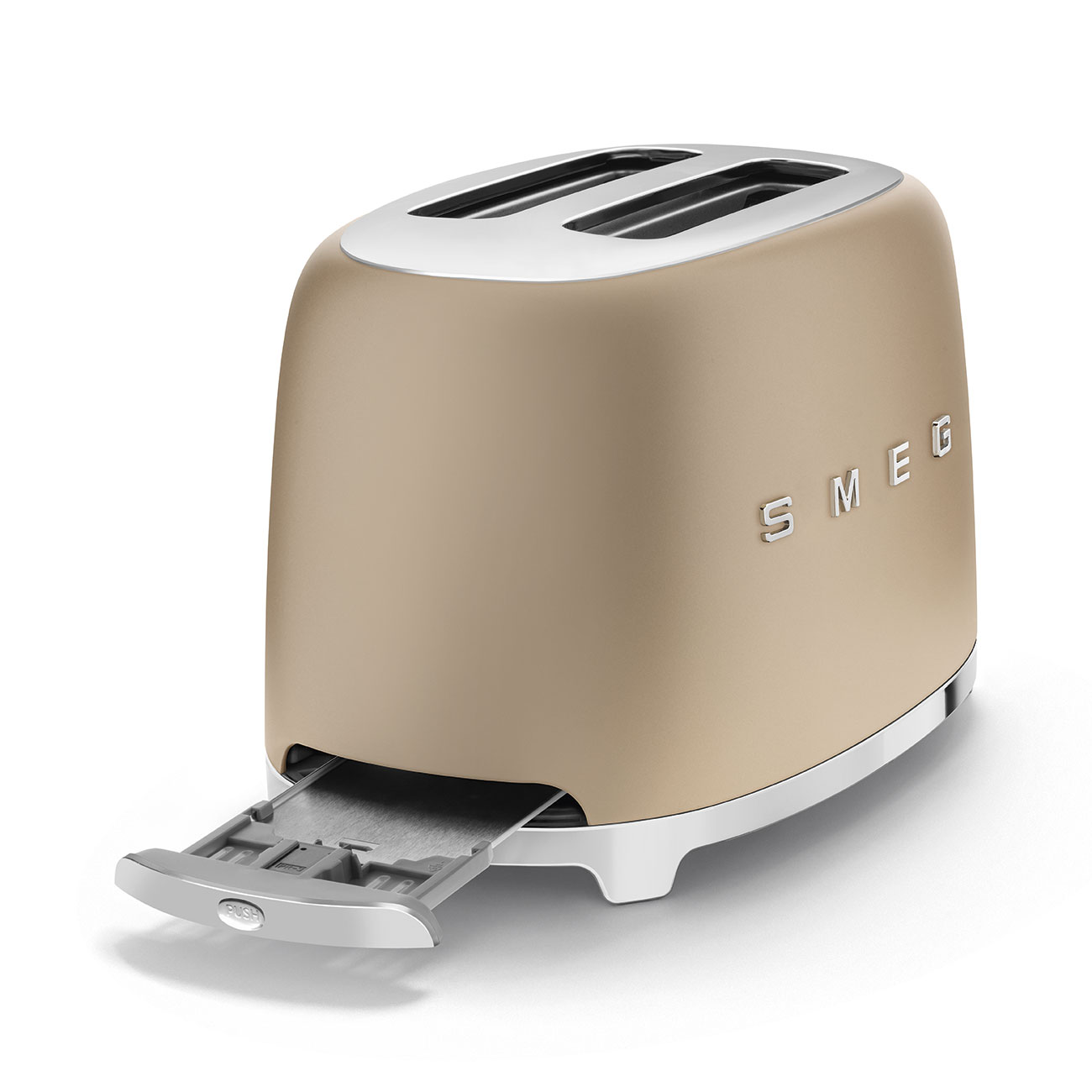 SMEG 2-Slice Toaster | Matte Champagne