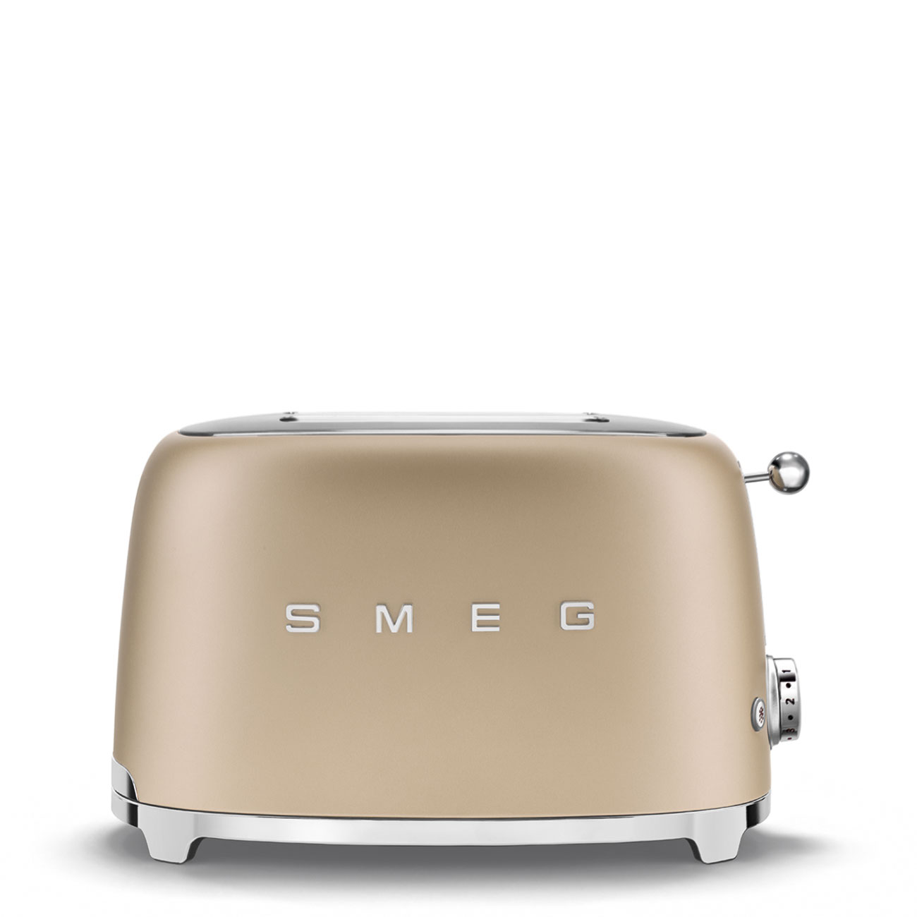 SMEG 2-Slice Toaster | Matte Champagne