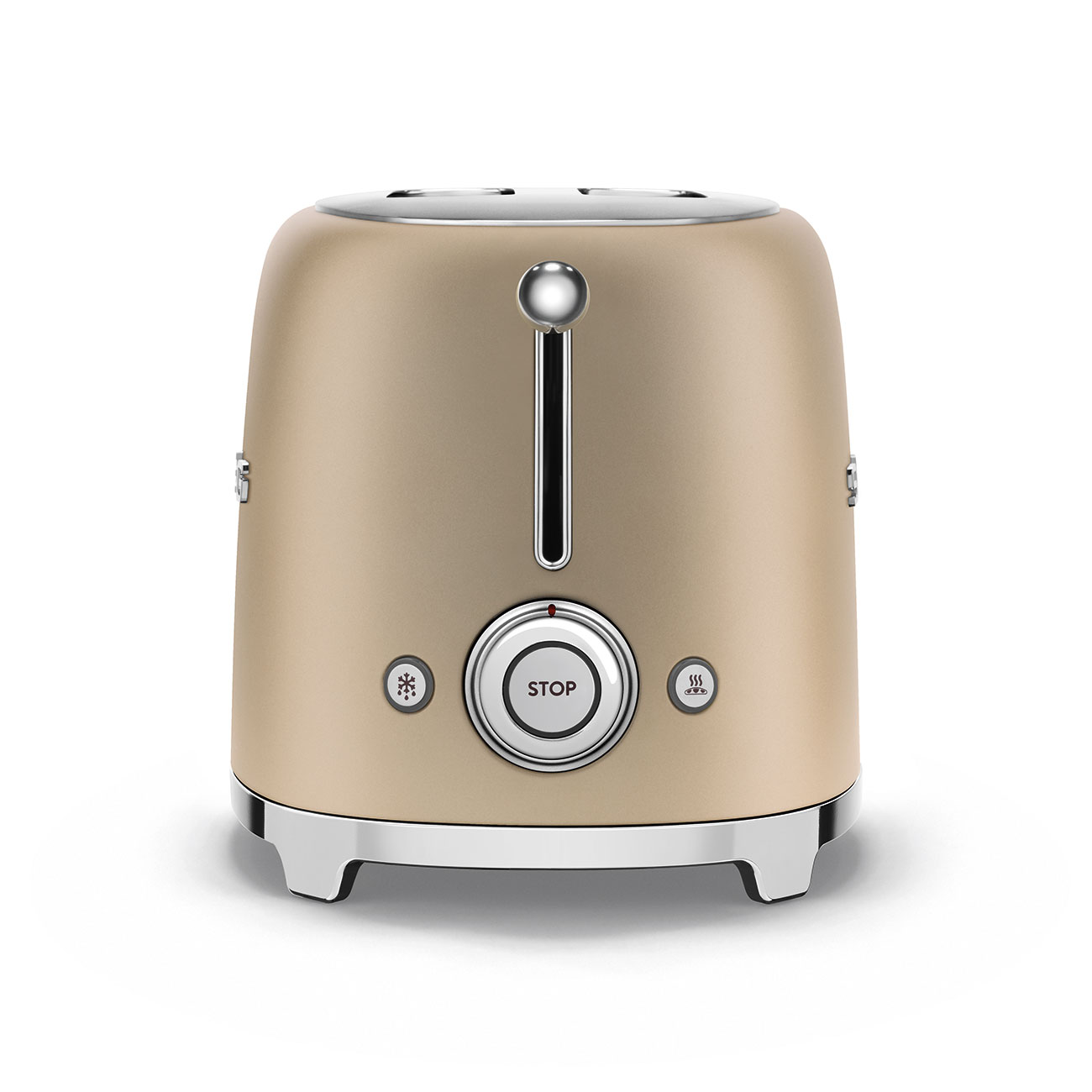 SMEG 2-Slice Toaster | Matte Champagne