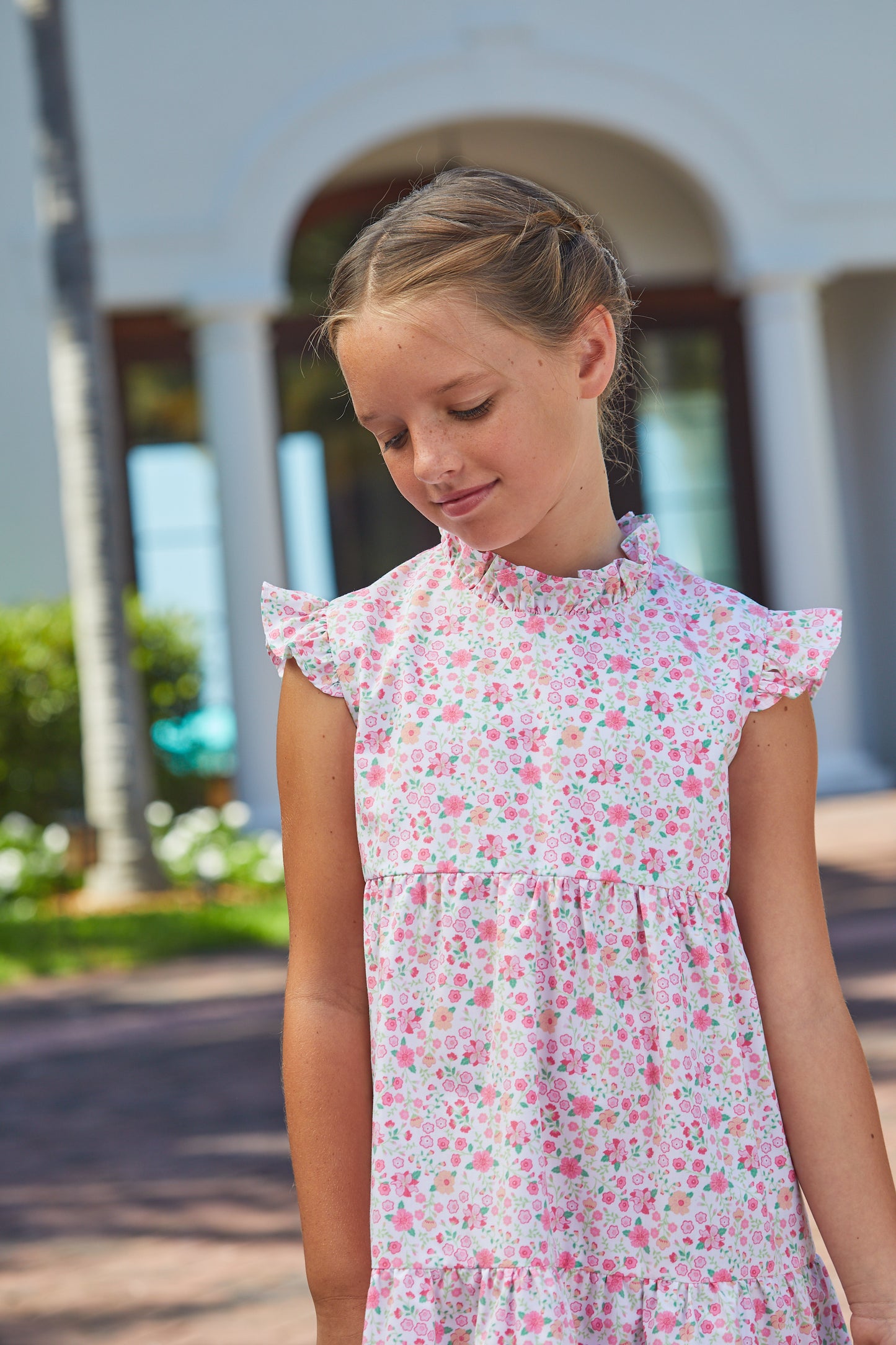 Tiered Charleston Dress | Fairway Floral