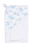 Blue Toile Hooded Towel