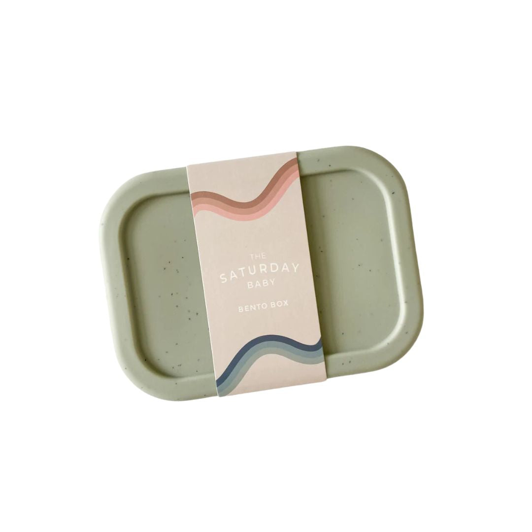 Silicone Bento Box - Sage Speckled