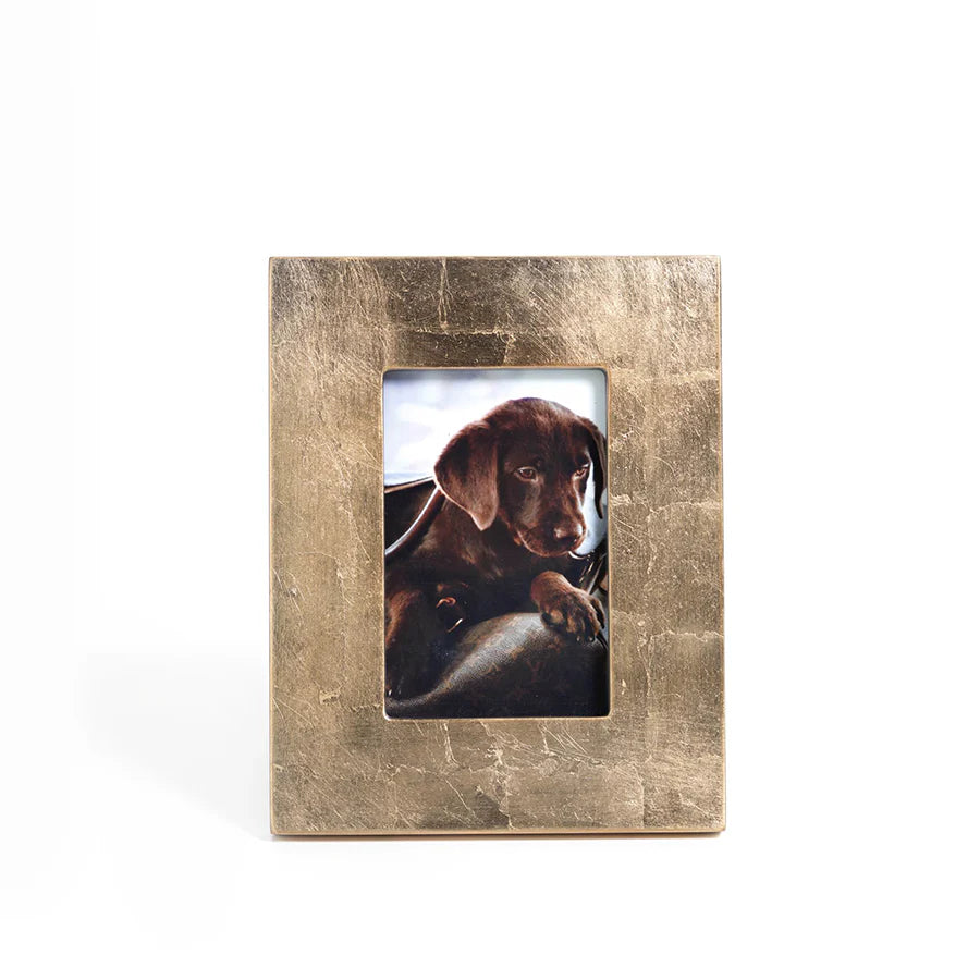 Gold Leaf Photo Frame | 4x6