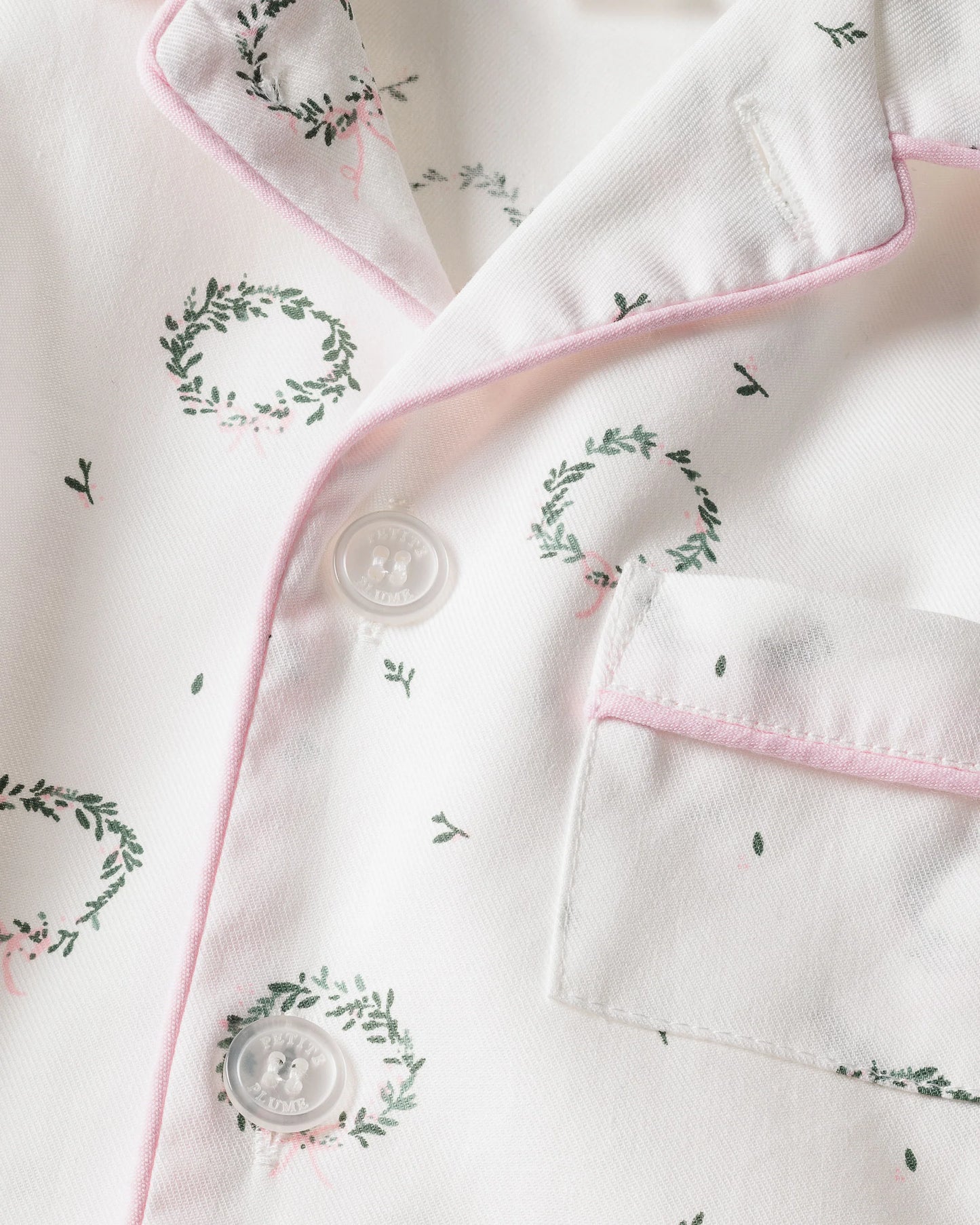 Somerset Wreath Twill Pajama Set