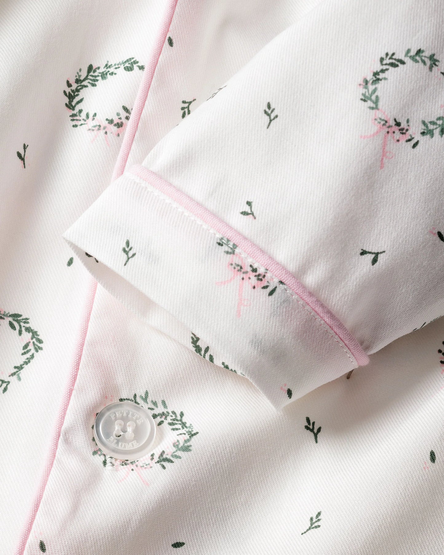 Somerset Wreath Twill Pajama Set