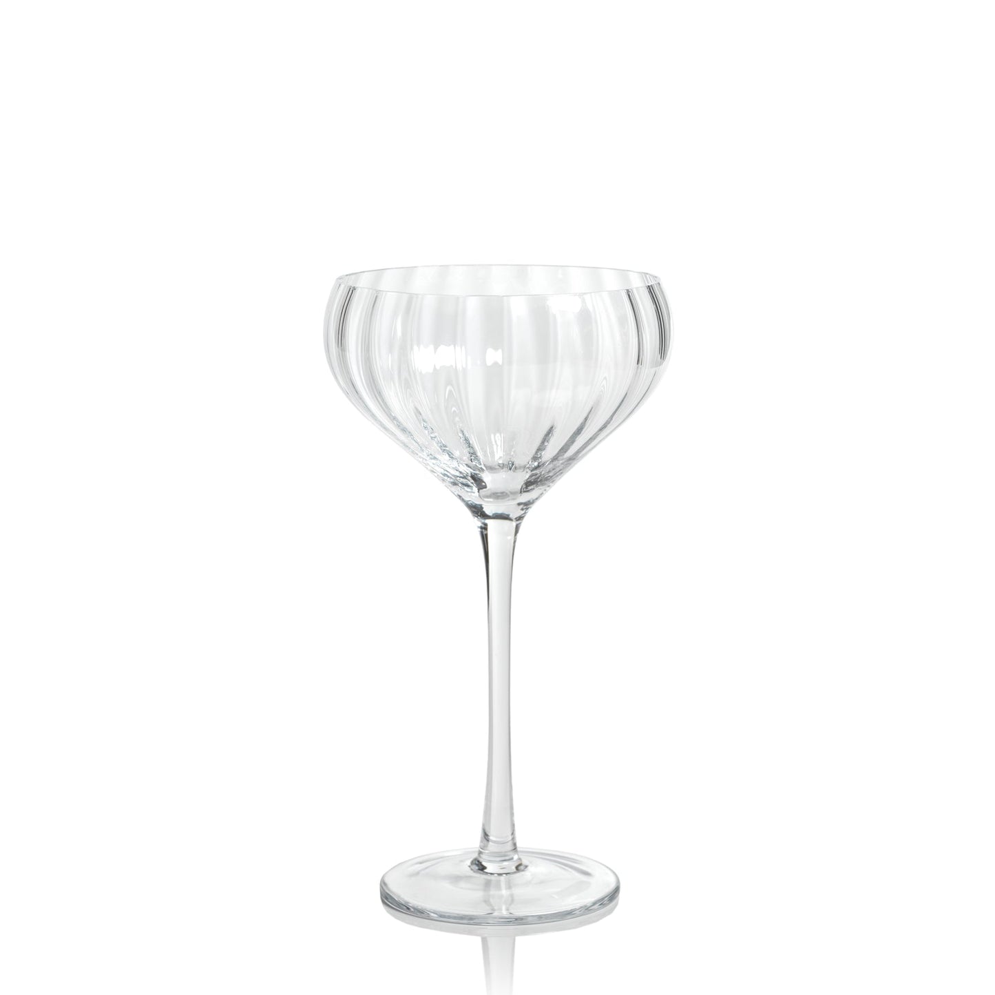 Madeline Optic Glassware | Cocktail Glass