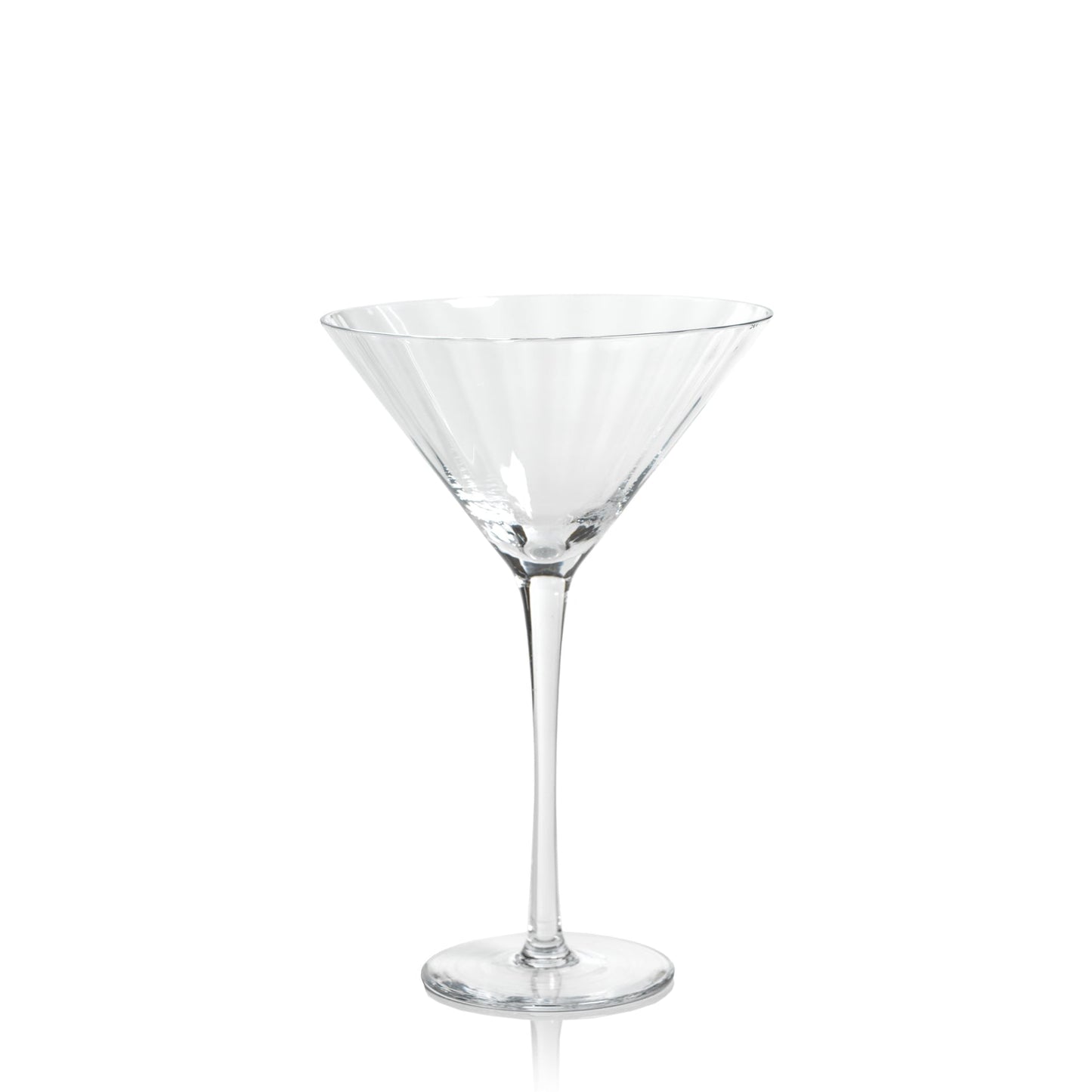 Madeline Optic Glassware | Martini Glass