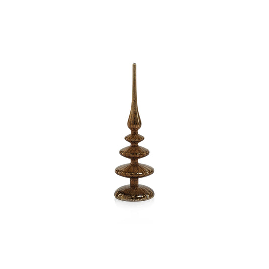 Aprica LED Finial | Antique Gold | 11.5 in